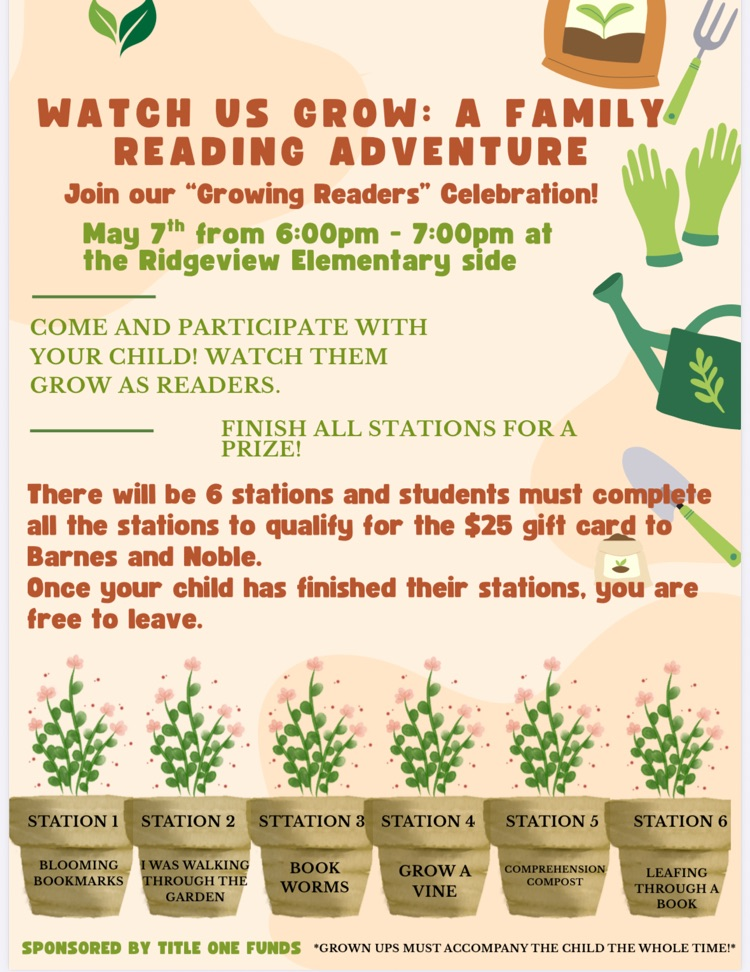 reading night flyer