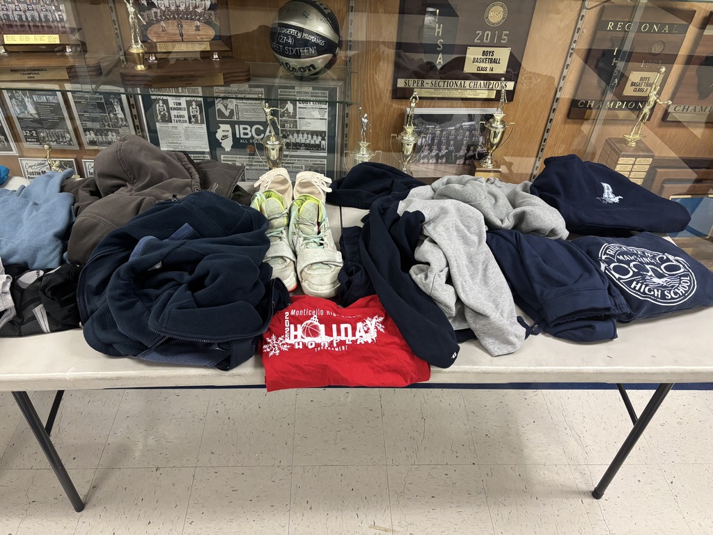 JH/HS Lost and Found Tables 