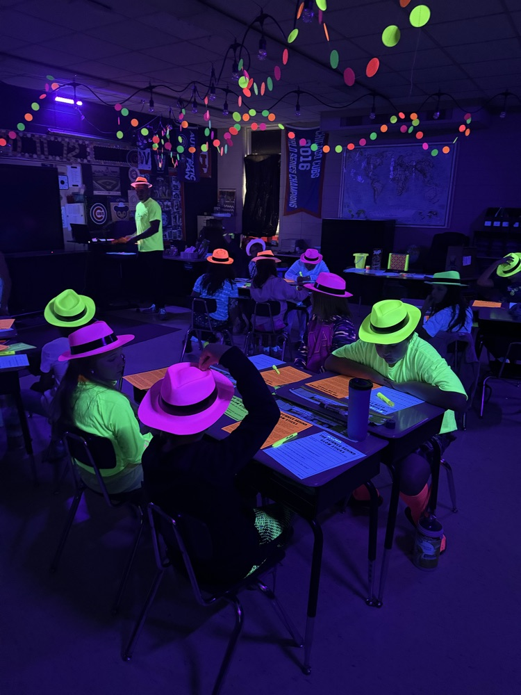 Glow Day in 4th Grade
