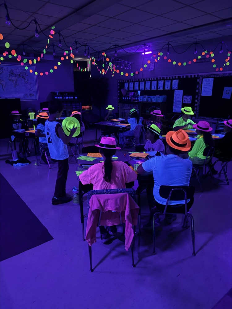 Glow Day in 4th Grade