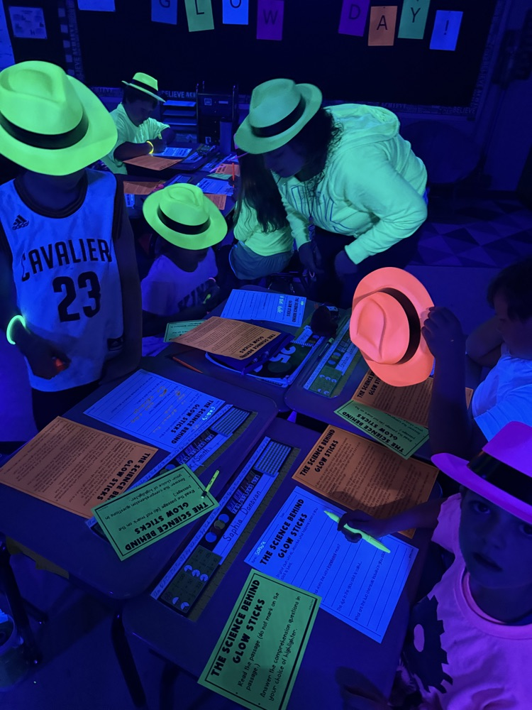 Glow Day in 4th Grade