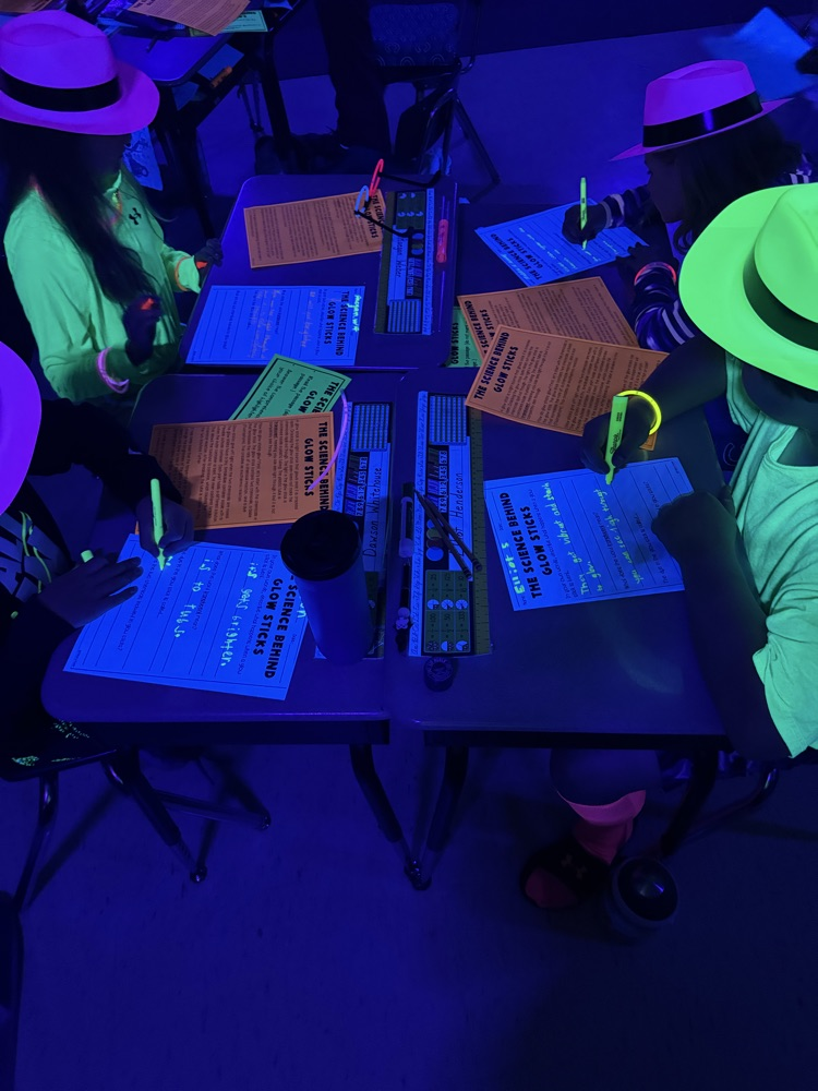 Glow Day in 4th Grade
