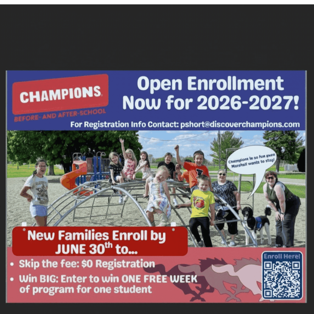 Champions open for enrollment