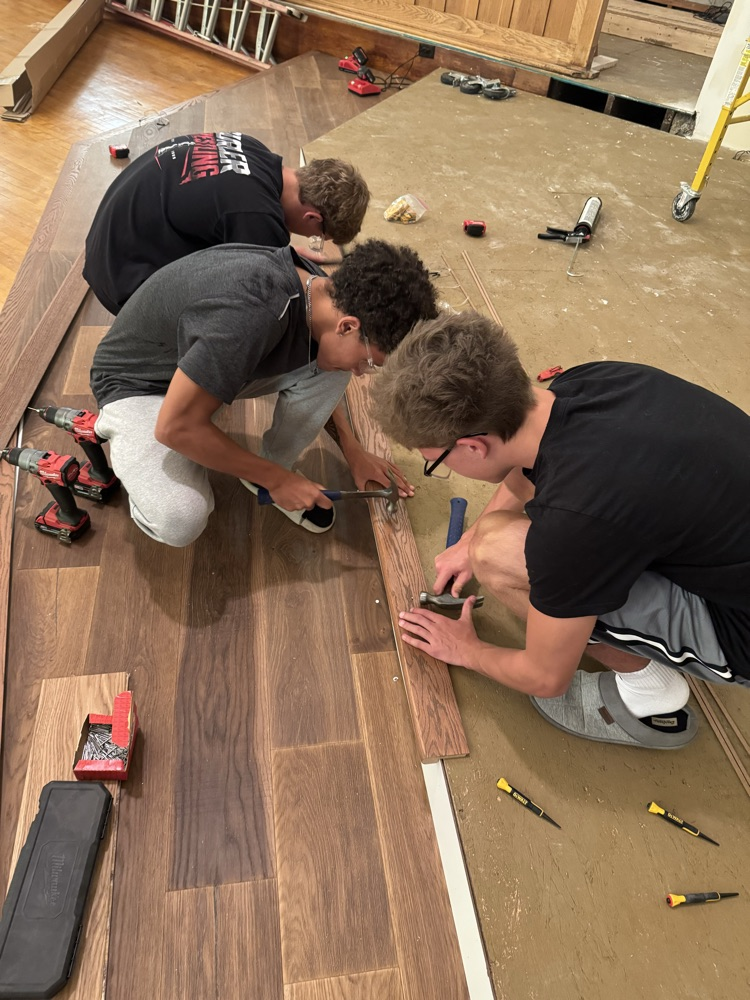 Working on the bullnose