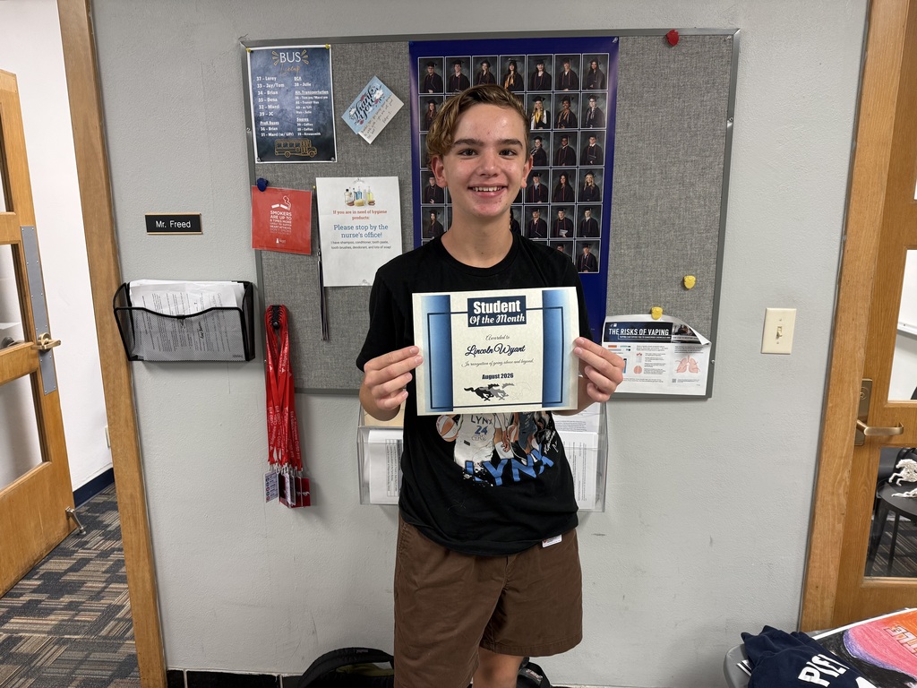 Lincoln, August Student of the Month