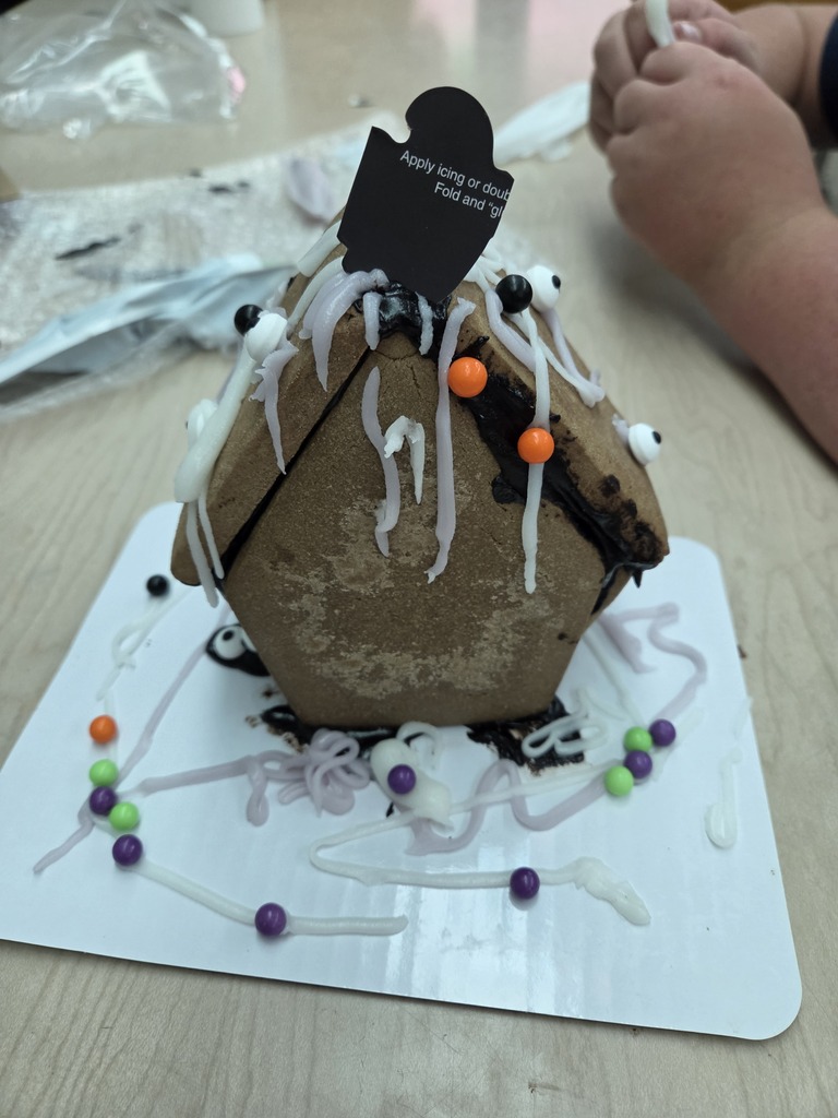 A completed haunted house.