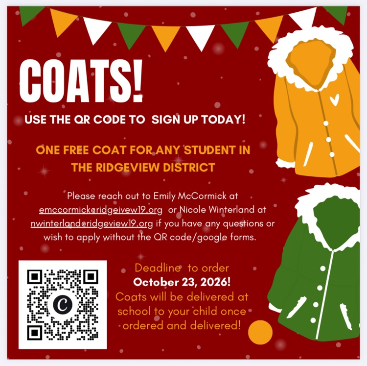 English coat flyer/sign up