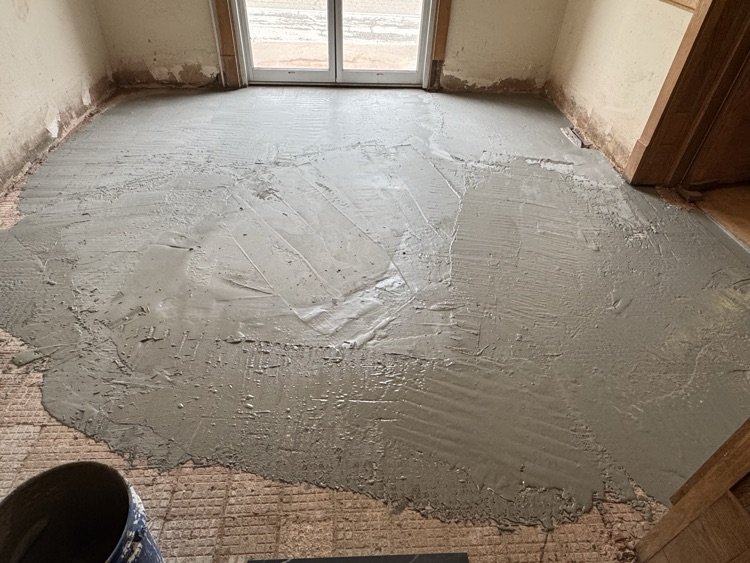 self leveling concrete