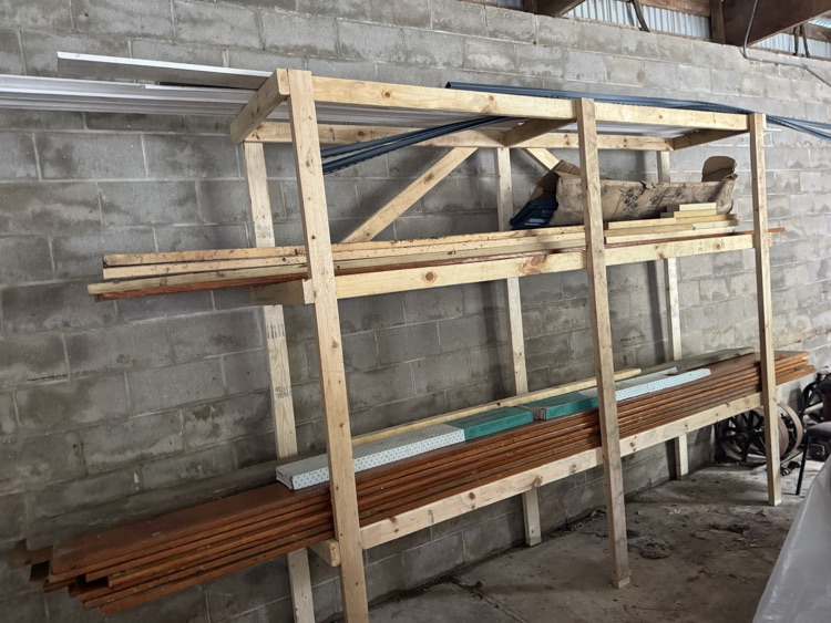 Constructing new shelves