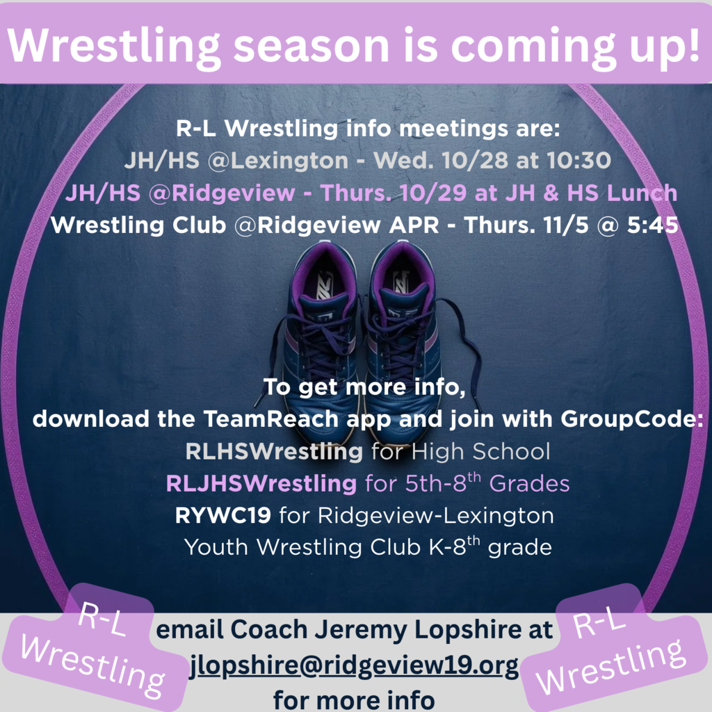 Wrestling season is coming up!