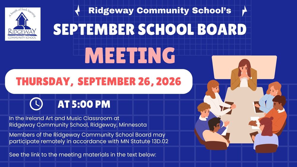 September 26 Board Meeting Announcement