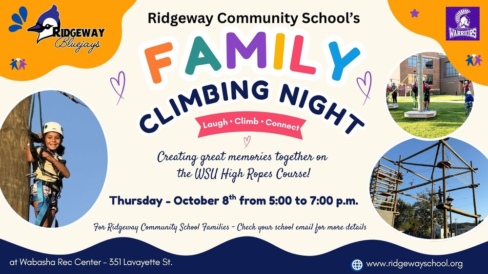 Family Climbing Night - Oct. 8th