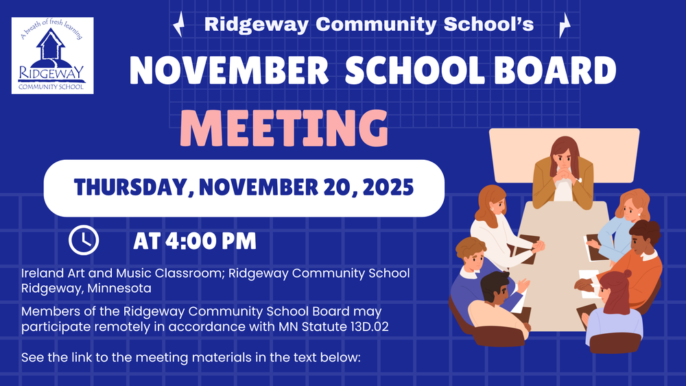 November Board Meeting Announcement