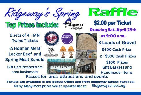 2026 Spring Raffle Flyer