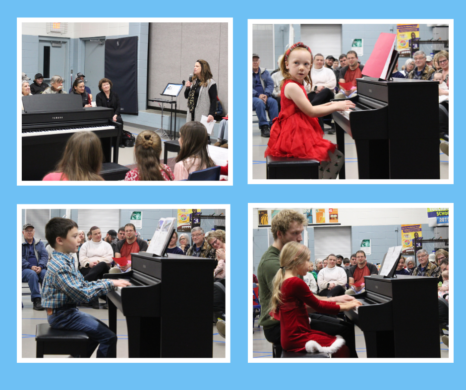 Piano students
