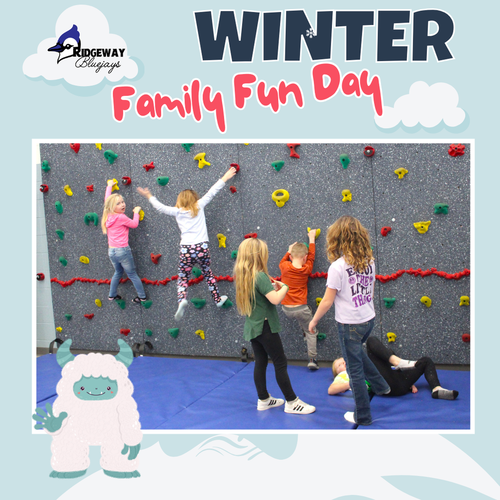 Winter Family Fun Day Climbing Wall