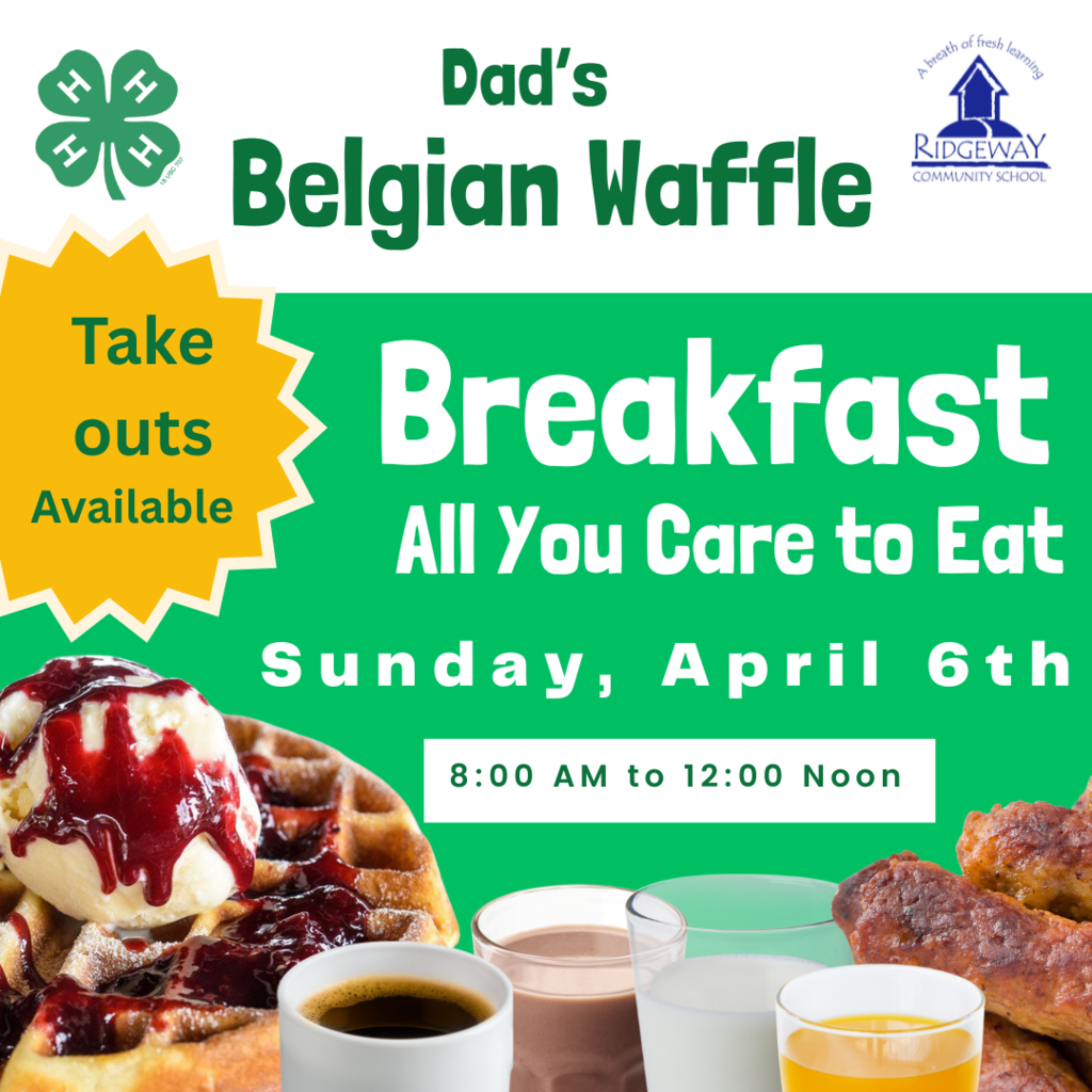 Belgian Waffle Breakfast Flyer