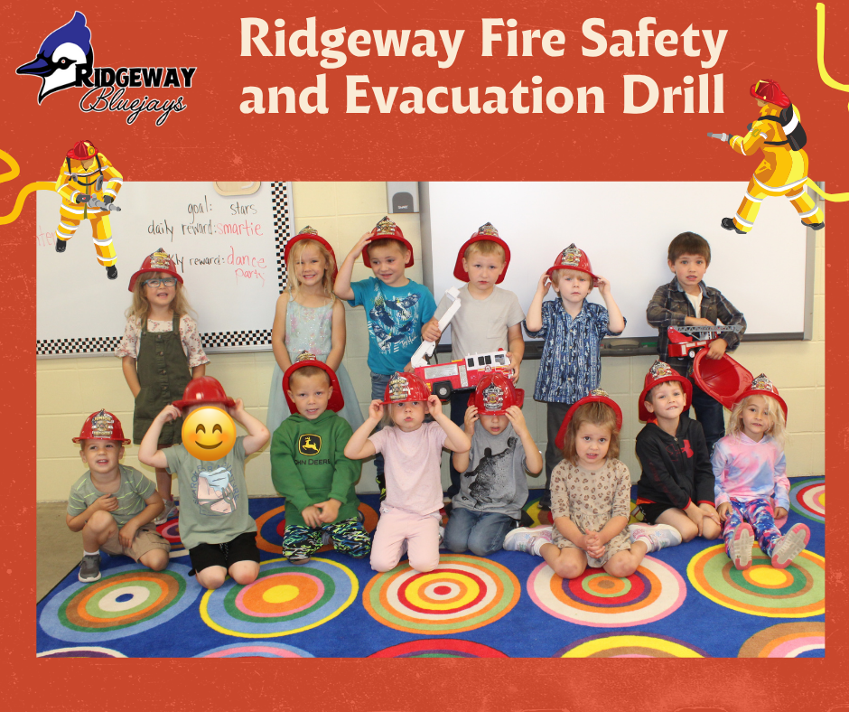 Preschoolers with fire hats