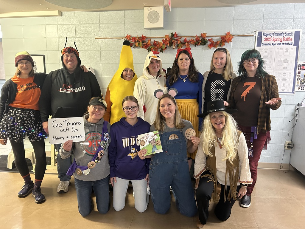 Ridgeway staff at Halloween Party