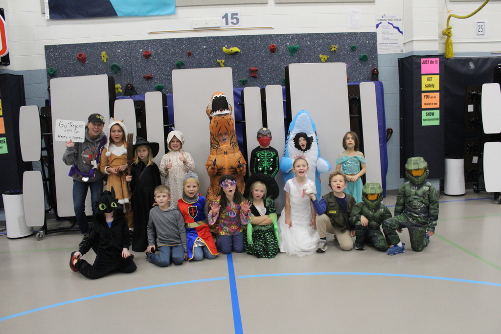 1st Grade Class at Halloween Party