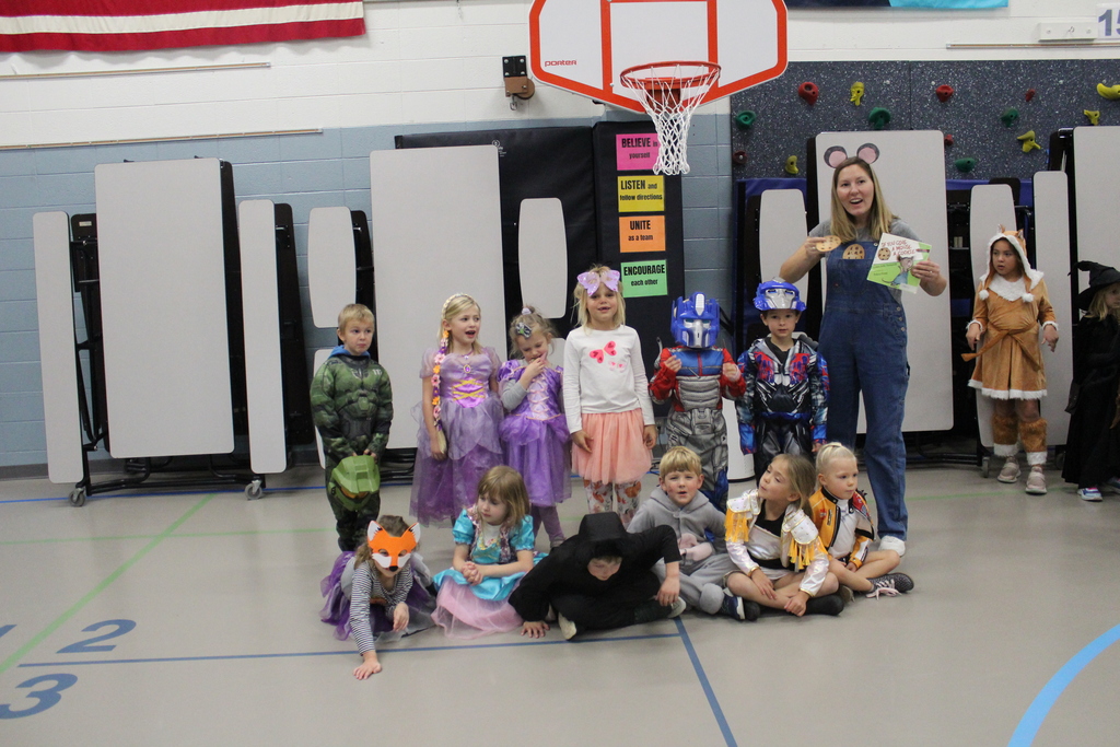 Kindergarten Class at Halloween Party