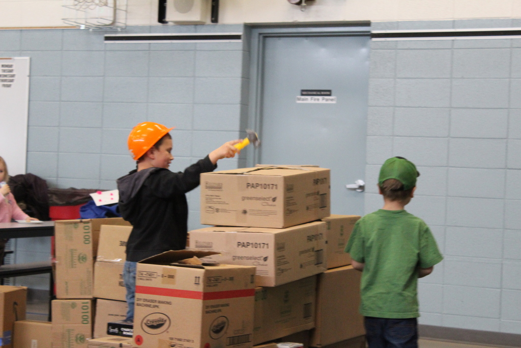 Cardboard Box Building