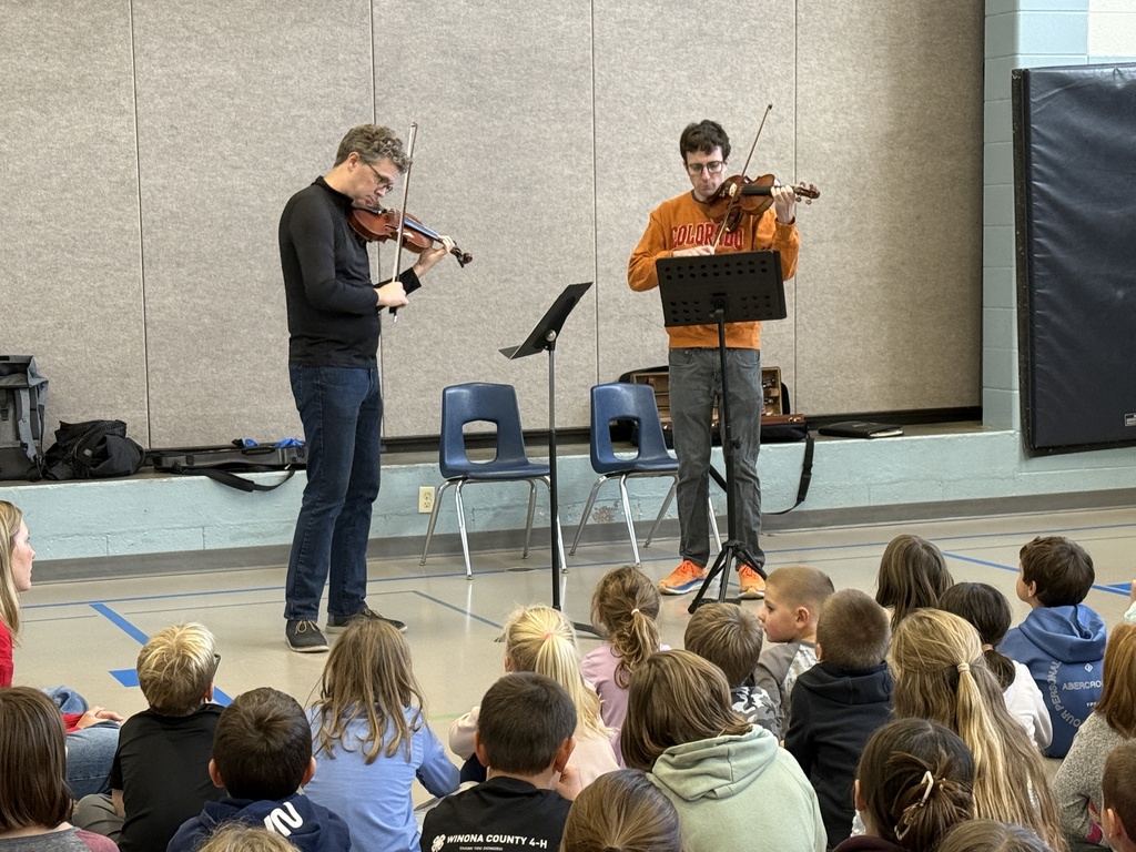 Winona Symphony Orchestra members performing