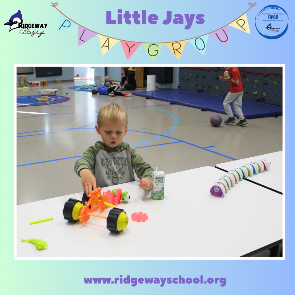 Child building a toy