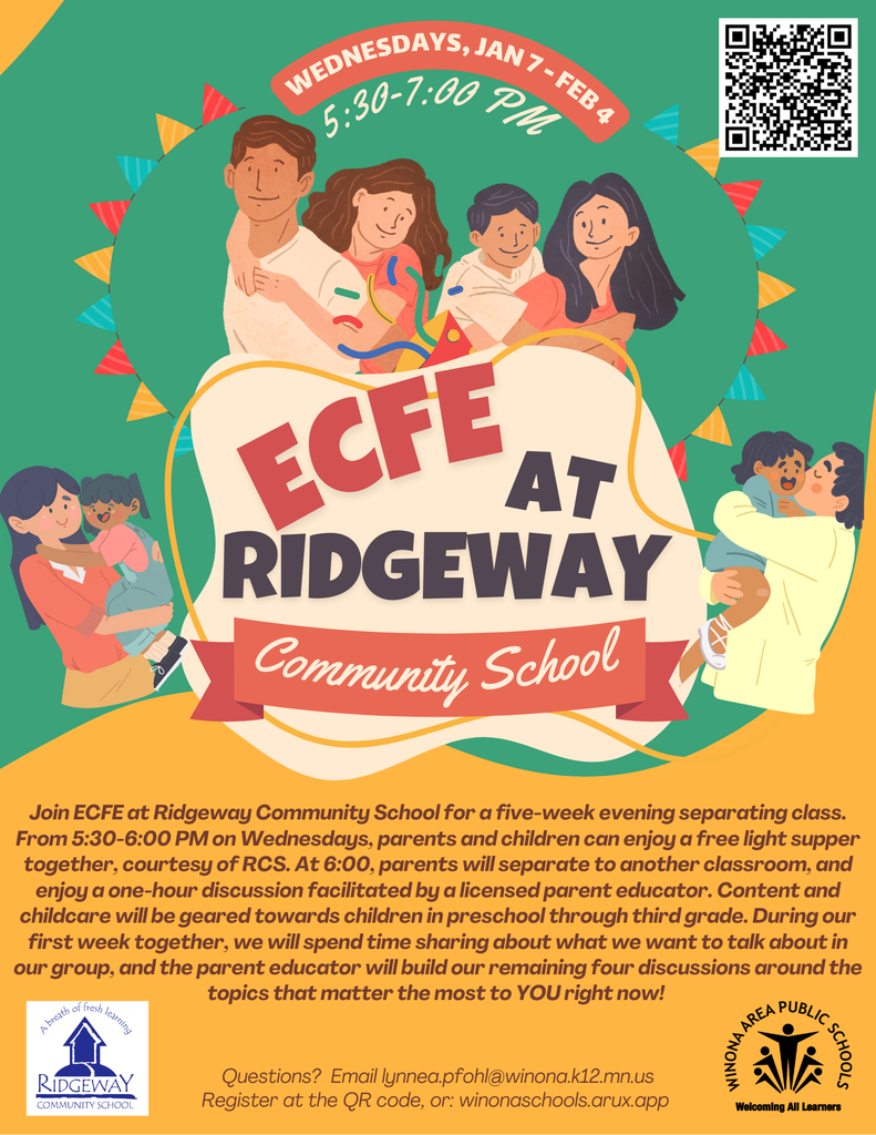 ECFE PARENTING CLASS AT RIDGEWAY