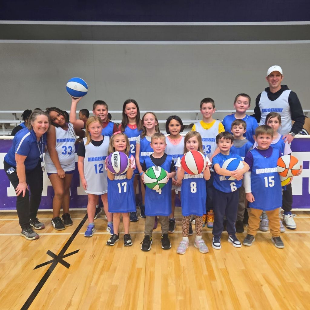 Ridgeway Basketball Club Members at WSU Basketball Night