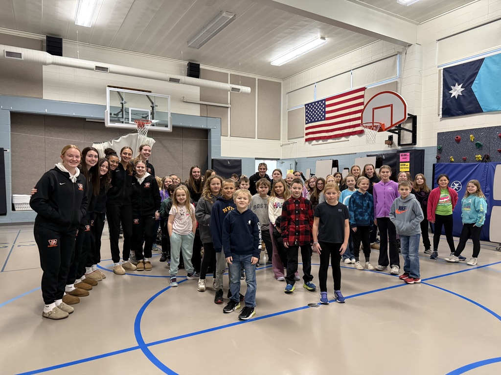 Winhawk Players with 2nd to 5th graders