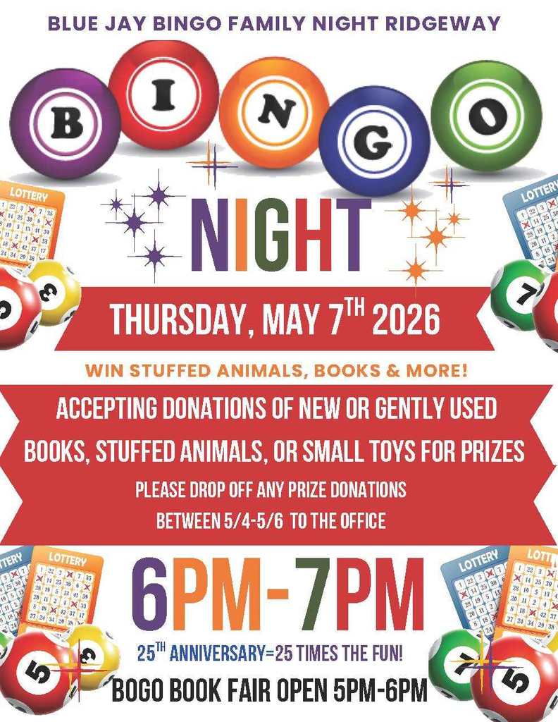 Ridgeway BINGO Night Flyer