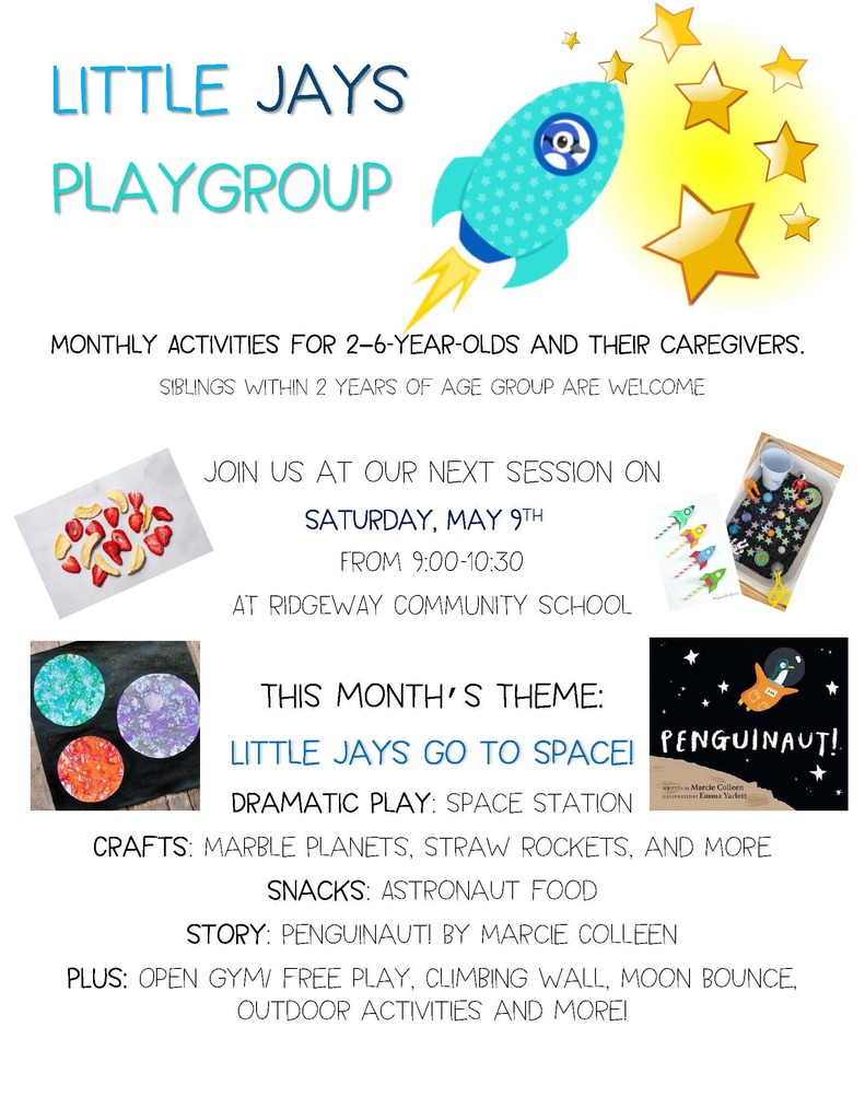May Little Jays Playgroup Flyer