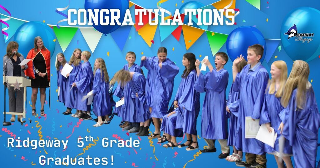 Ridgeway Community School 5th Grade graduates