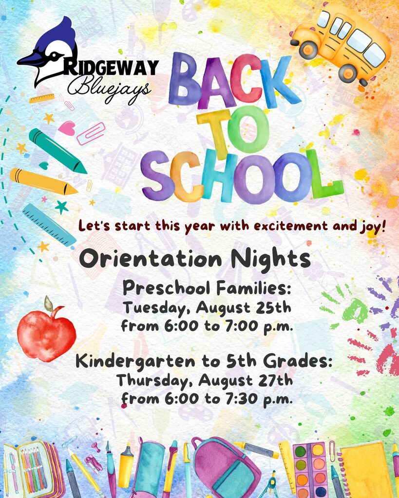 Back-to-School Orientation Night Flyer