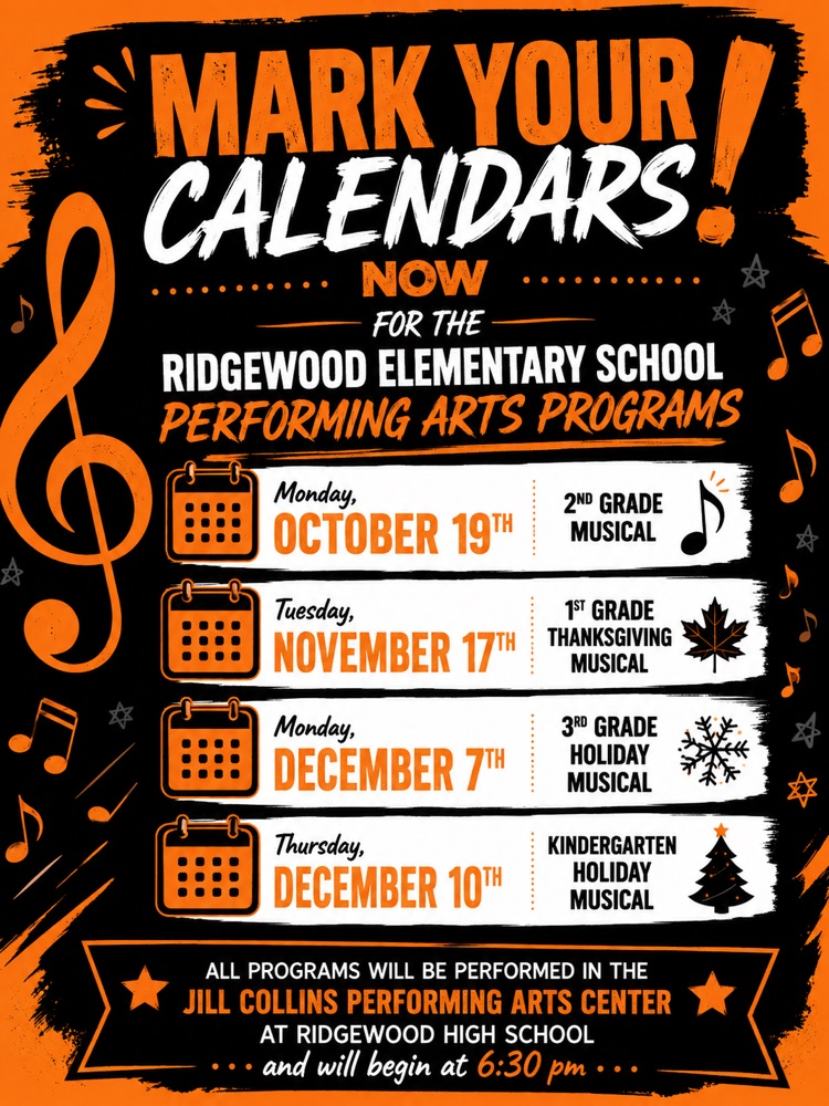 RES Performing Arts Schedule