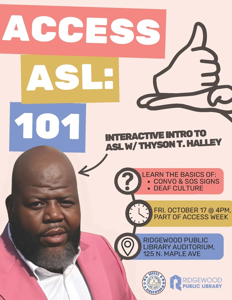 Access ASL 101 - Friday, October 17th at 4PM