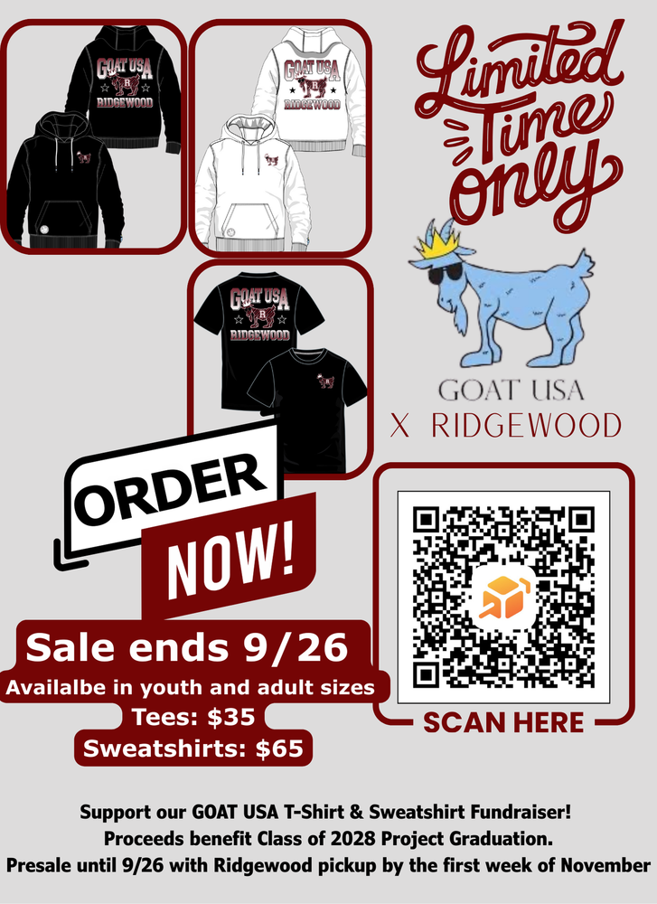 Class of 2028 GOAT Fundraiser