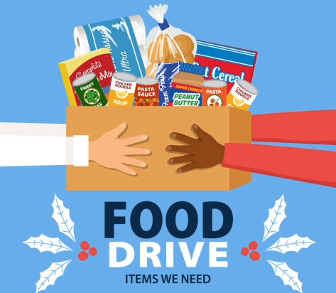 Food Drive Items We Need