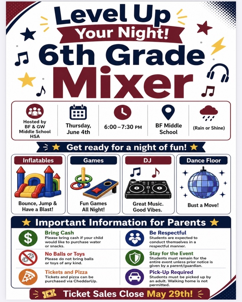 6th Grade Mixer