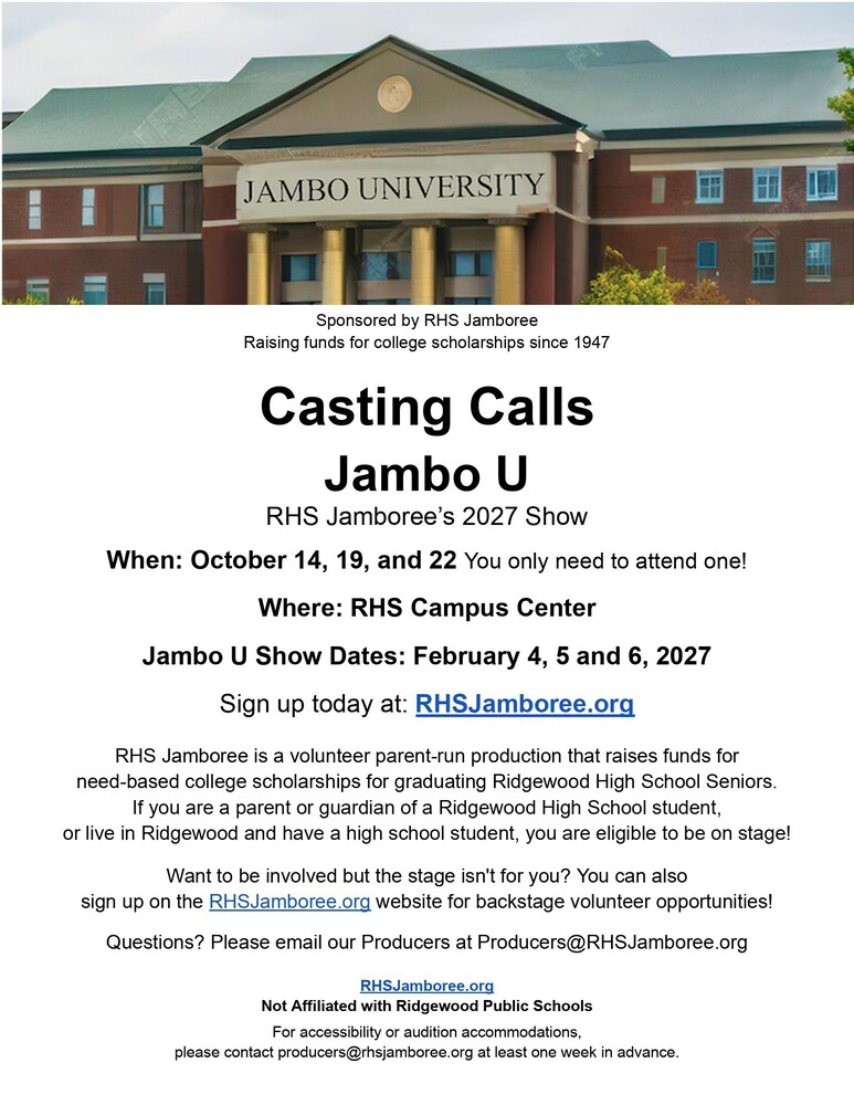 Jamboree Casting CallsFlyer