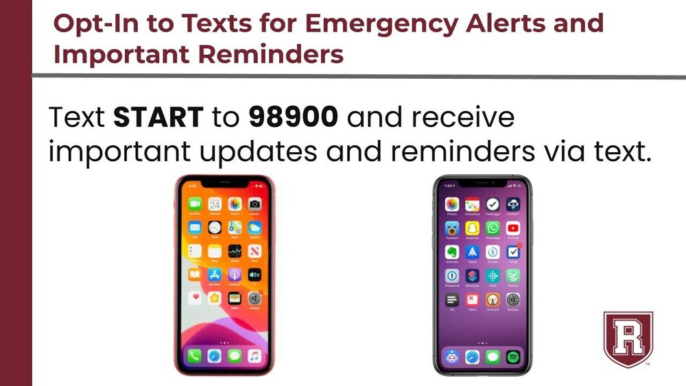 opt in to texts