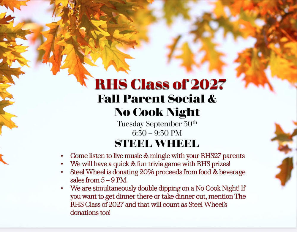 N o Cook Night - Steel Wheel on Tuesday, September 30th 