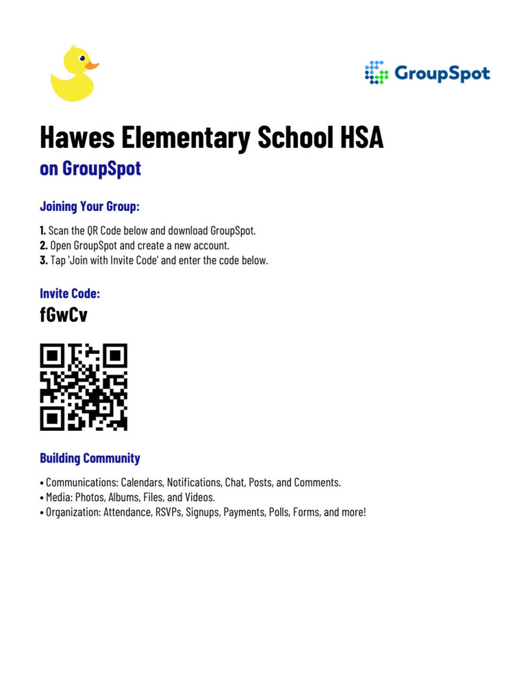 Hawes HSA is on GroupSpot Flyer