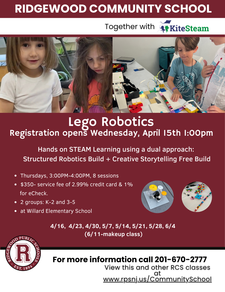 Lego robotics flyer