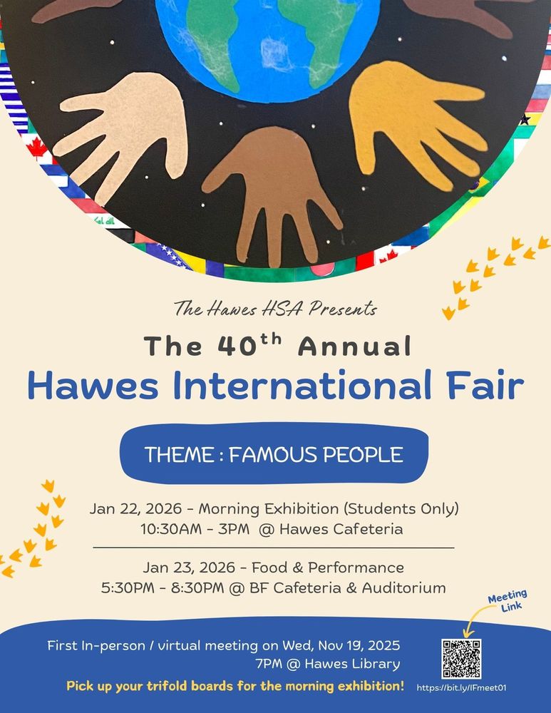 The 40th Annuall Hawes International Fair 2026 Flyer