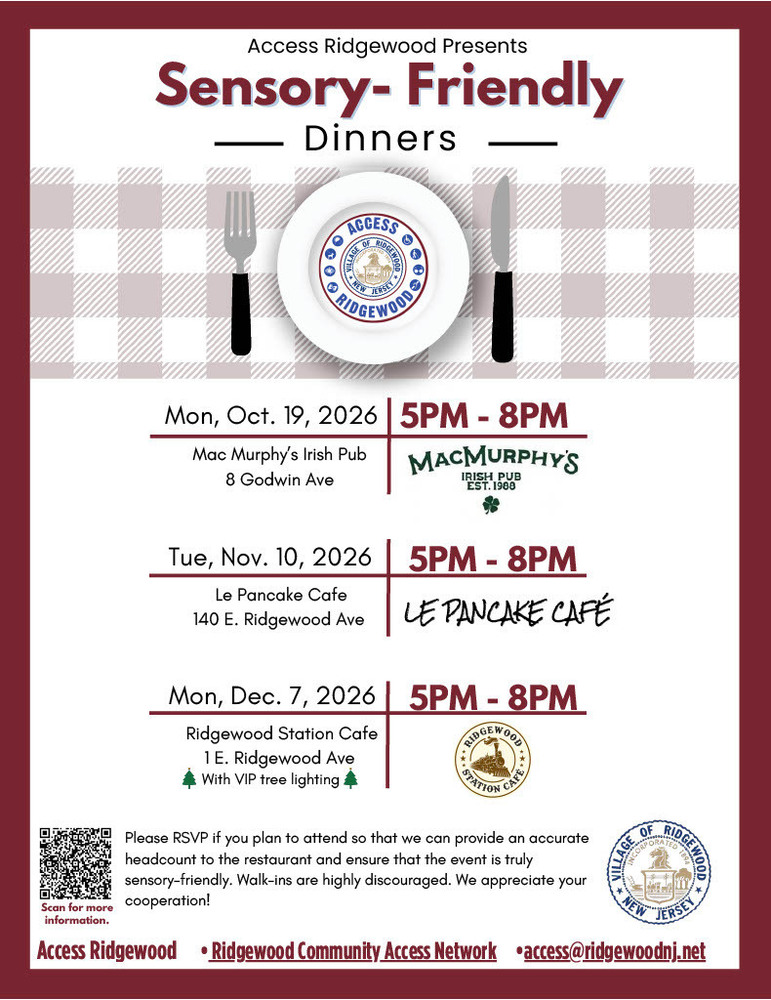 Sensory Friendly Dinners