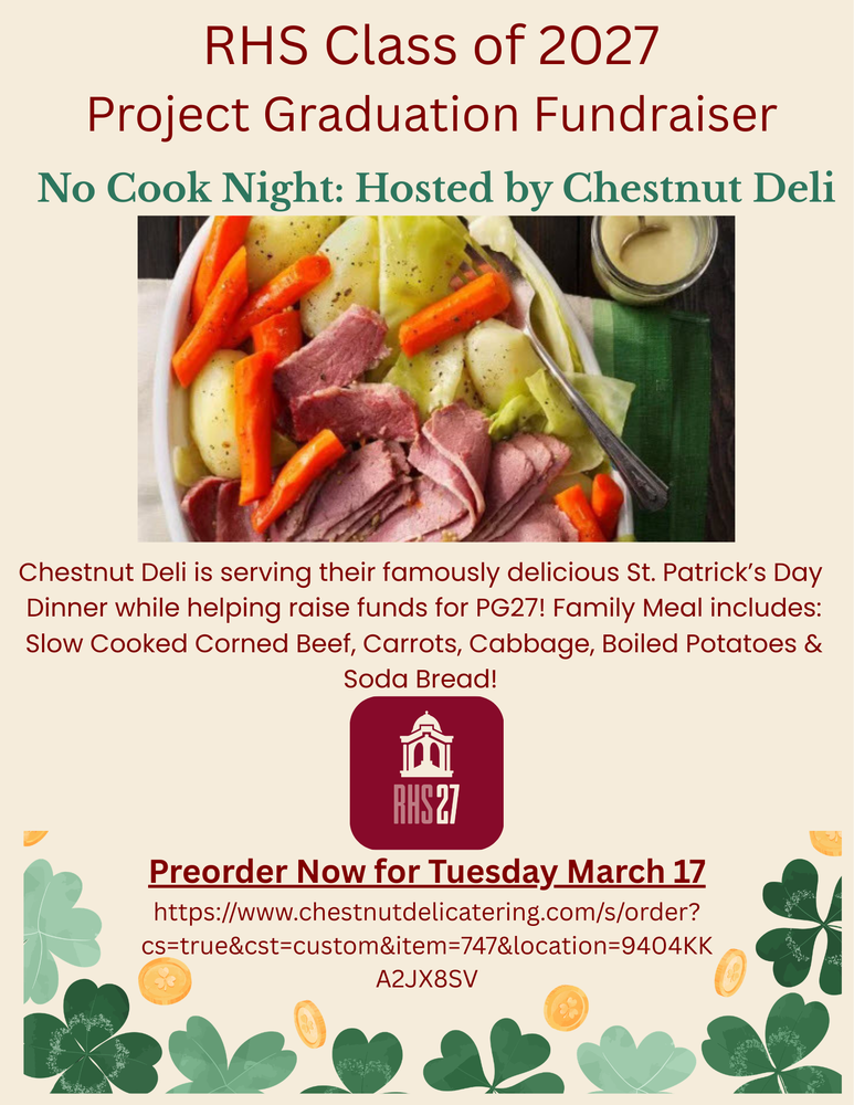 No Cook Night - March 17th