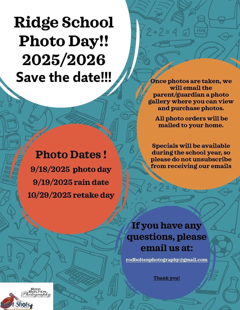 Ridge Photo Day is September 18th