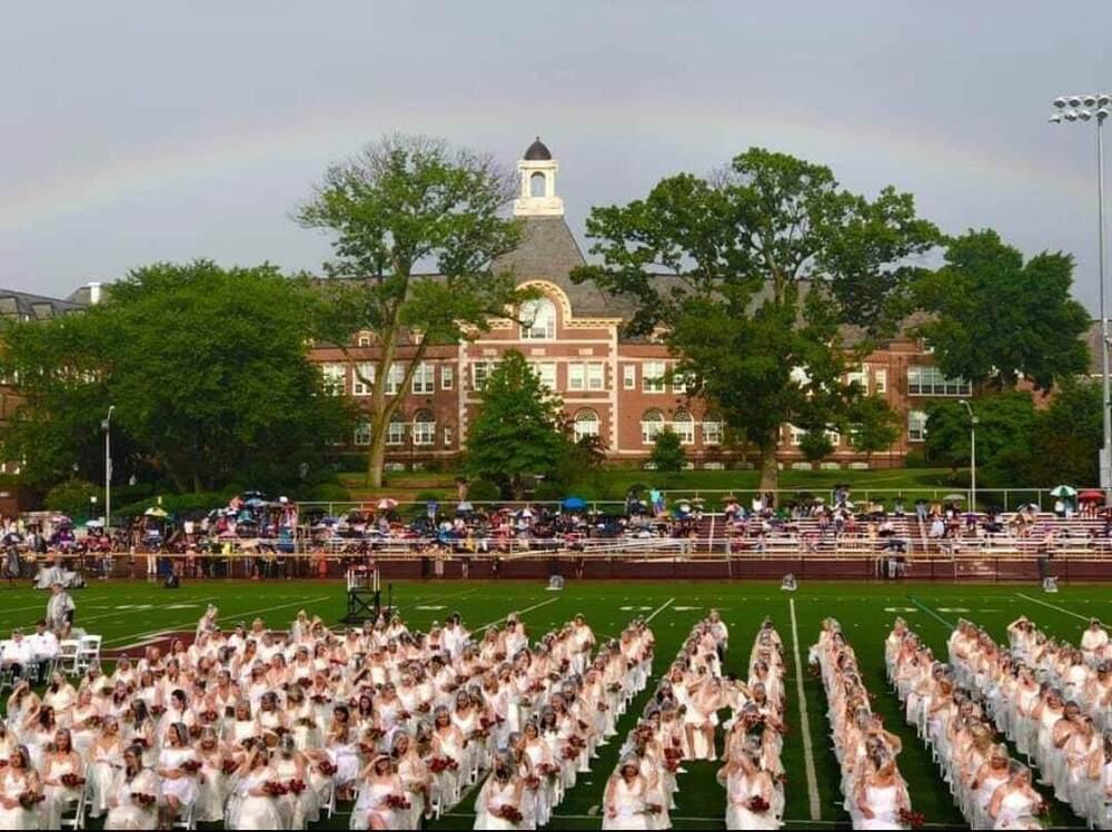 graduation rainbow